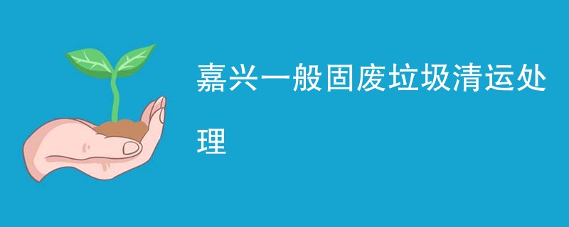 嘉兴一般固废垃圾清运处理