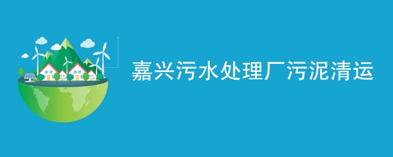 嘉兴污水处理厂污泥清运