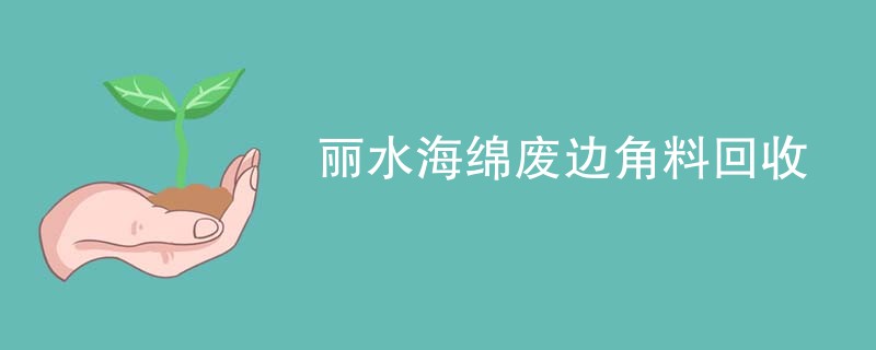 丽水海绵废边角料回收