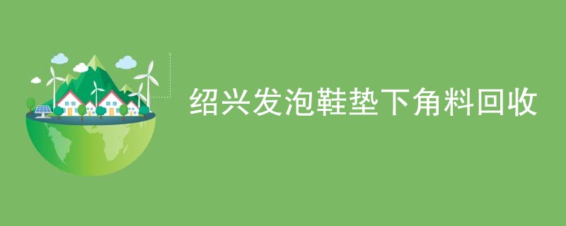 绍兴发泡鞋垫下角料回收