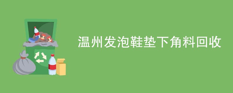 温州发泡鞋垫下角料回收