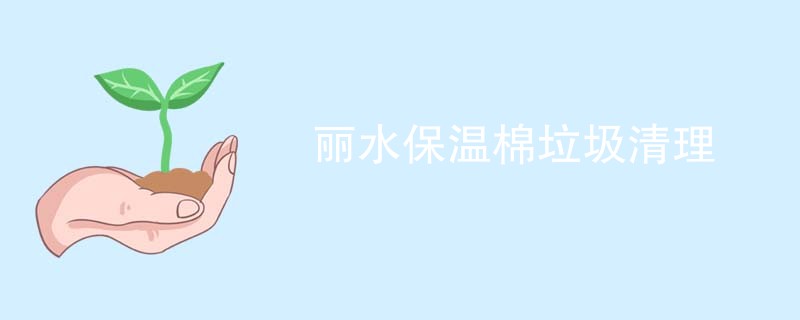 丽水保温棉垃圾清理