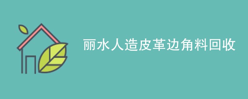 丽水人造皮革边角料回收