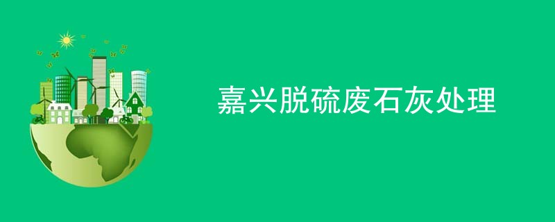 嘉兴脱硫废石灰处理