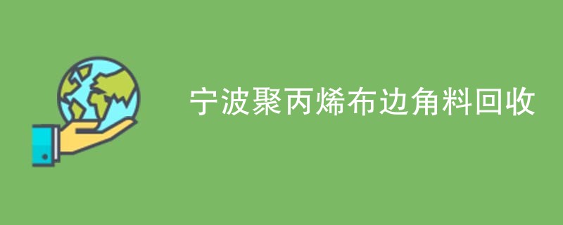 宁波聚丙烯布边角料回收