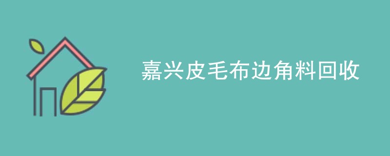 嘉兴皮毛布边角料回收