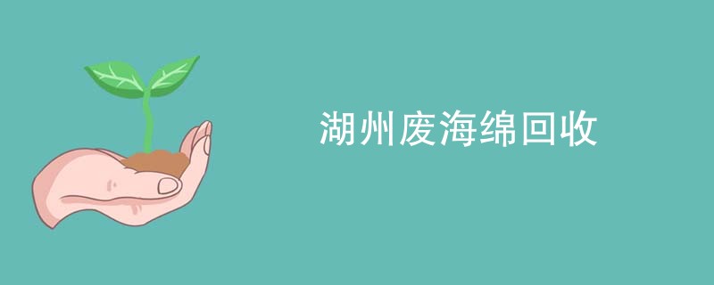 湖州废海绵回收