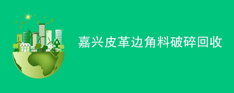 嘉兴皮革边角料破碎回收