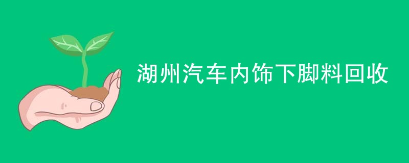 湖州汽车内饰下脚料回收