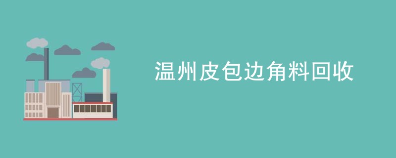 温州皮包边角料回收