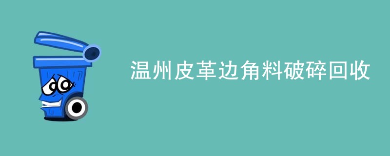 温州皮革边角料破碎回收