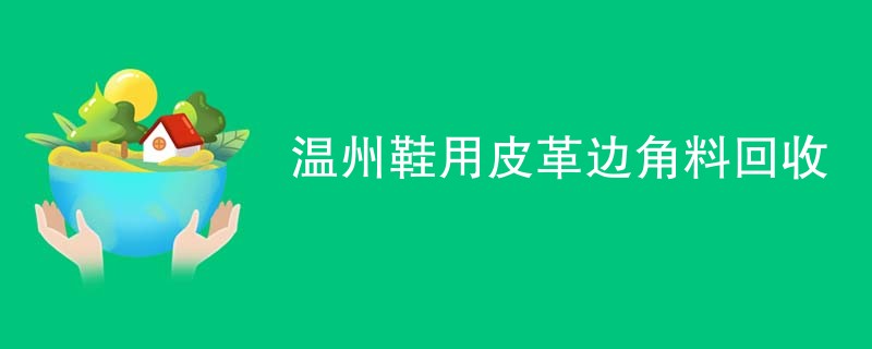 温州鞋用皮革边角料回收