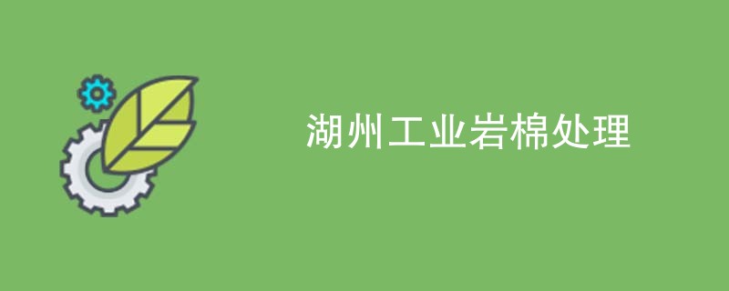 湖州工业岩棉处理