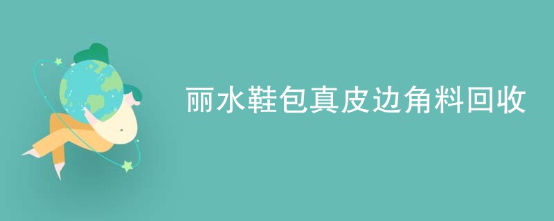 丽水鞋包真皮边角料回收