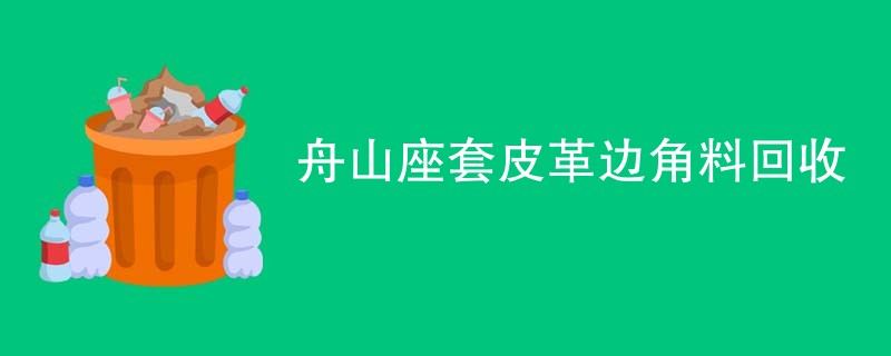 舟山座套皮革边角料回收