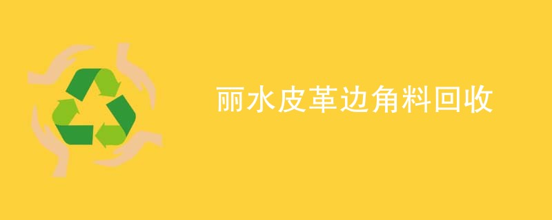 丽水皮革边角料回收