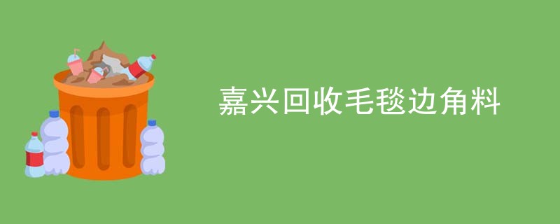 嘉兴回收毛毯边角料