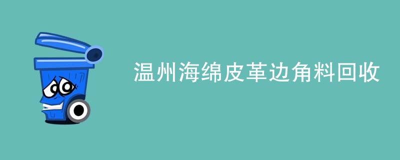 温州海绵皮革边角料回收