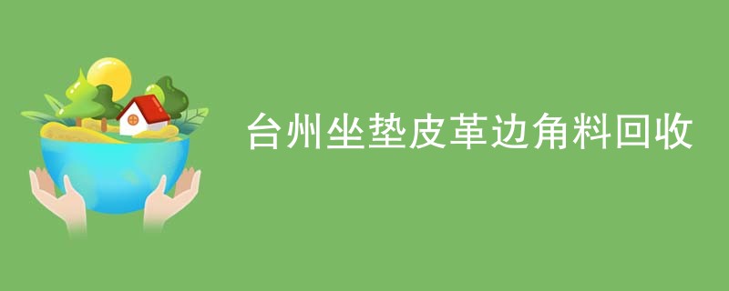 台州坐垫皮革边角料回收