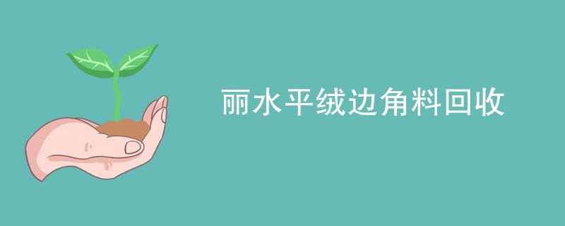丽水平绒边角料回收