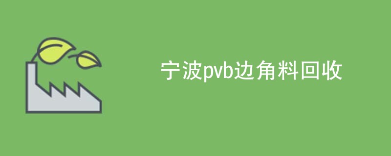 宁波pvb边角料回收