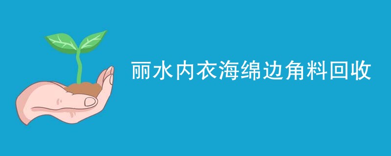 丽水内衣海绵边角料回收