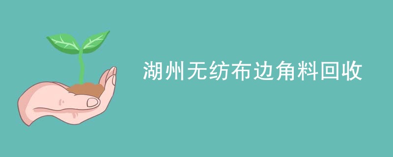 湖州无纺布边角料回收