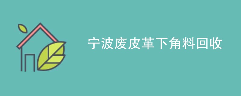 宁波废皮革下角料回收