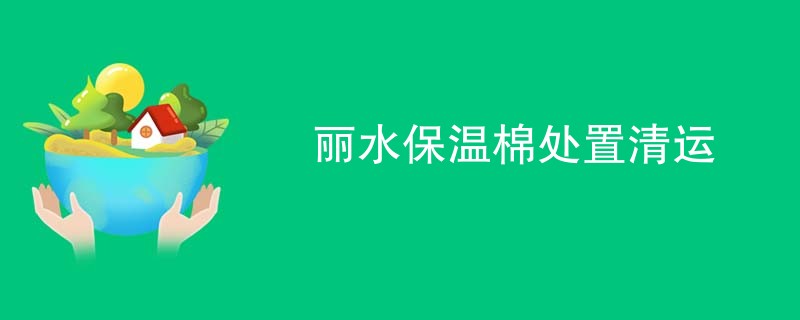 丽水保温棉处置清运